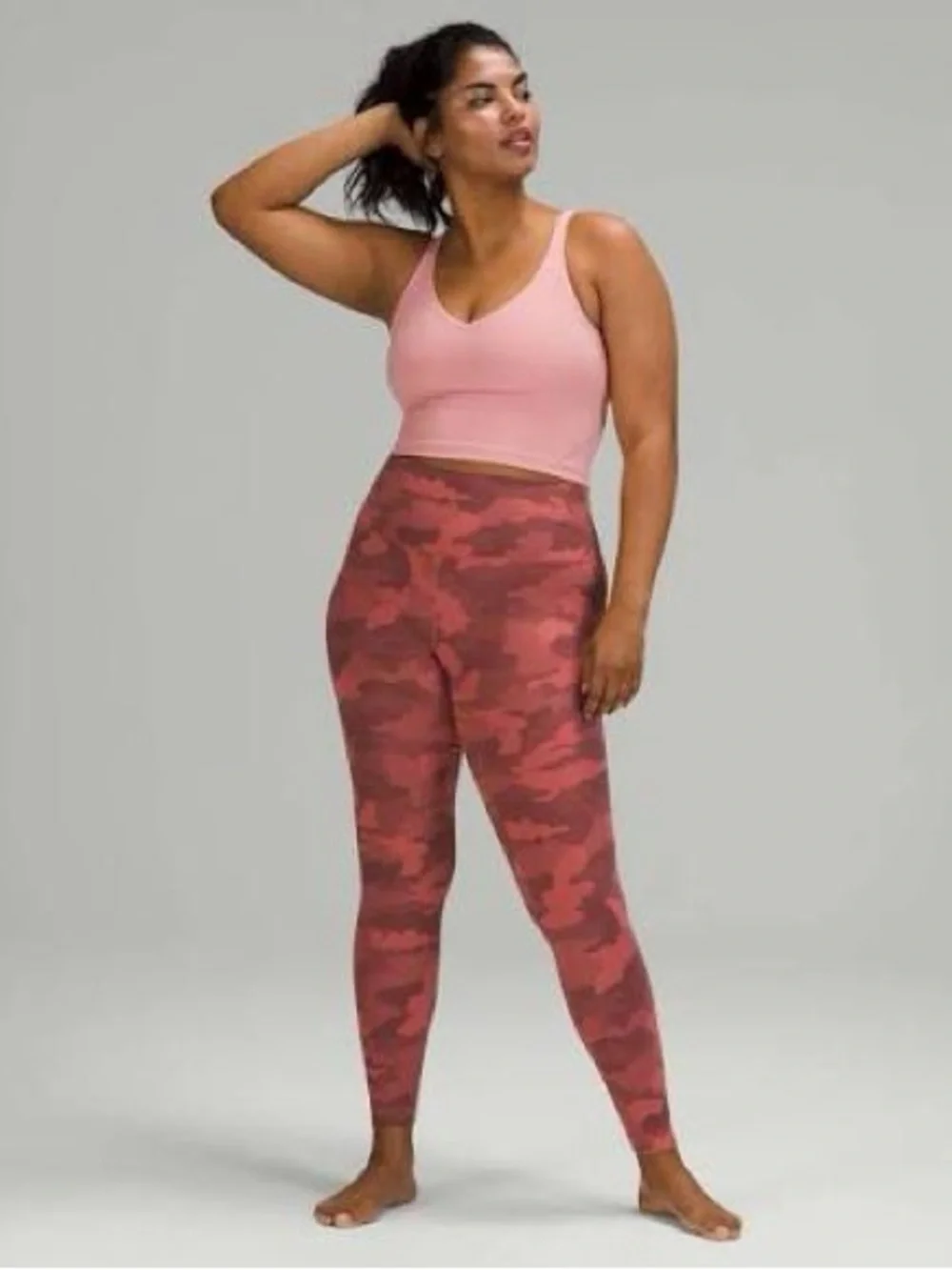 Lululemon Align High Rise Leggings Heritage 365 Camo Brier Rose Size 2